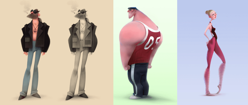 Digital art character design4-1