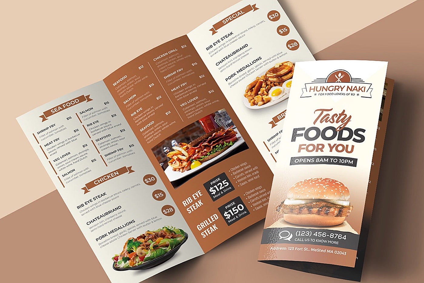 Menu Card By SRV Graphic Design